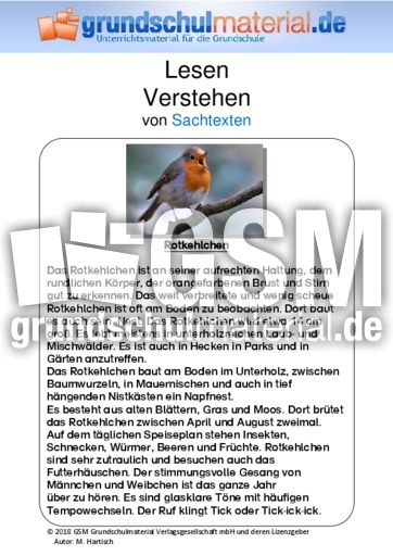 Rotkehlchen - Sachtext.pdf